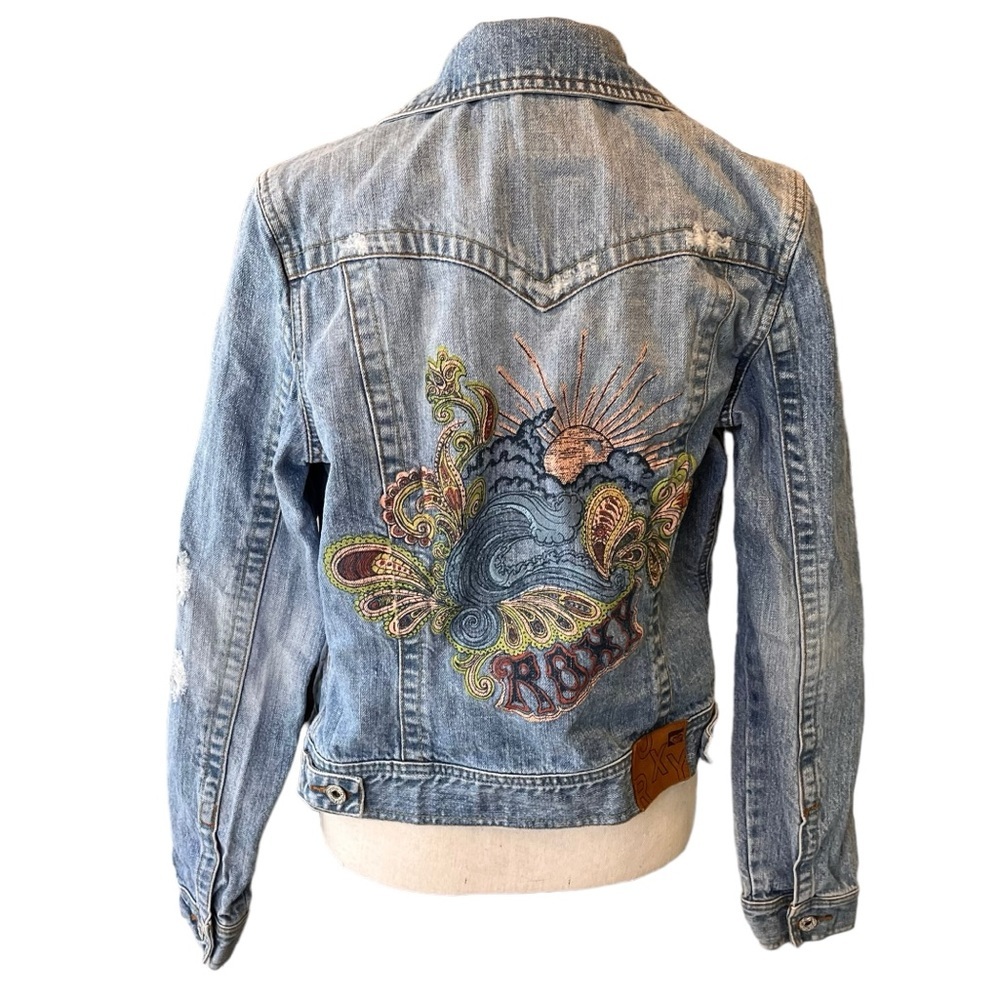 Vintage Roxy jeans jacket size medium